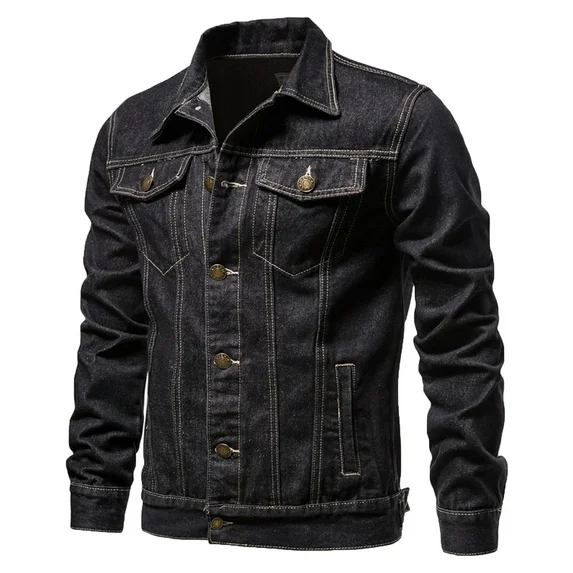 Men’s Denim Jean Jacket - Image 2
