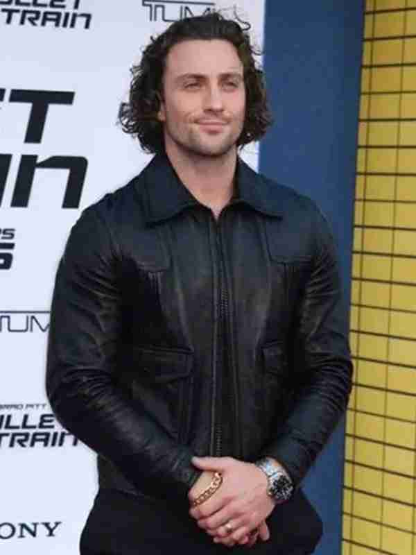 Aaron-Taylor-Johnson-Kraven-the-Hunter-Leather-Jacket Aaron Taylor-Johnson Kraven the Hunter Leather Jacket