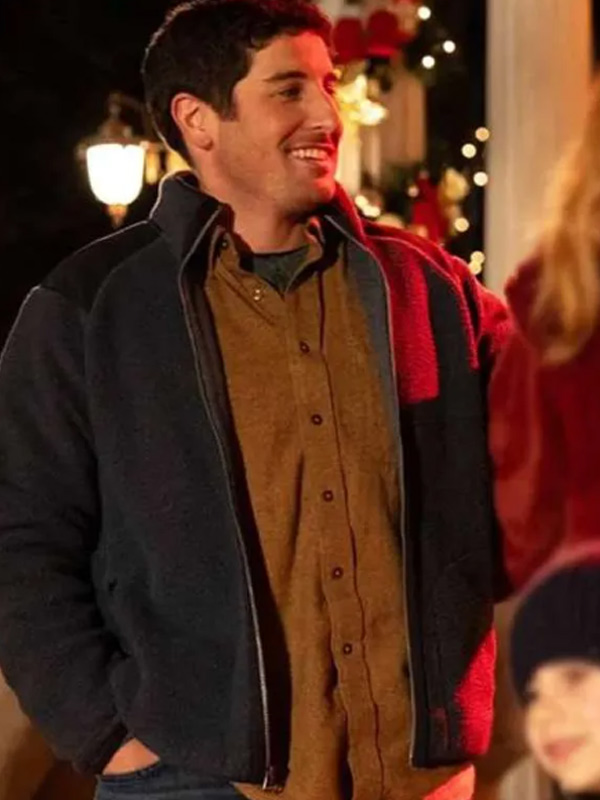 Best-Christmas-Ever-2023-Jason-Biggs-Wool-Jacket Best Christmas Ever 2023 Jason Biggs Wool Jacket