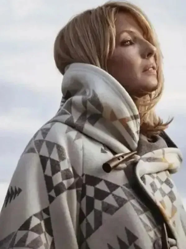 Beth-Dutton-Yellowstone-White-Poncho-Coat Beth Dutton Yellowstone White Poncho Coat