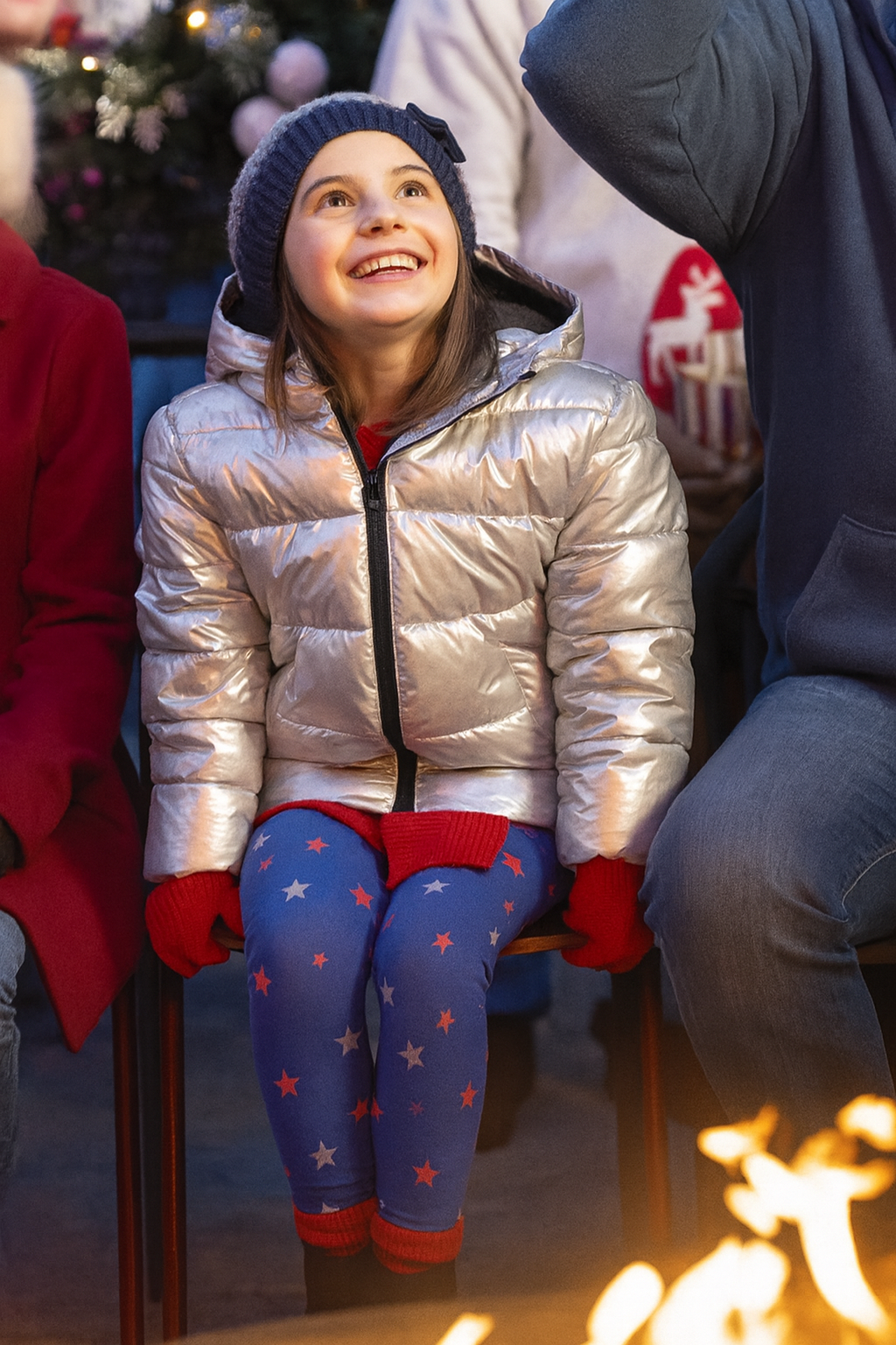 Abby Villasmil Best Christmas Ever 2023 Puffer Jacket