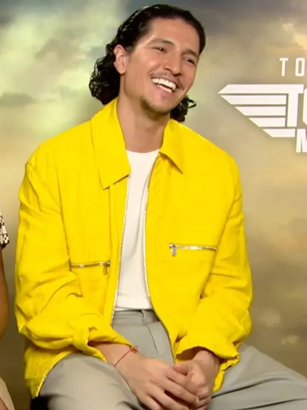 Danny-Ramirez-Yellow-Jacket Danny Ramirez Top Gun Maverick Yellow Jacket