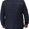 Dark Blue Puffer Jacket for Men - Image 2