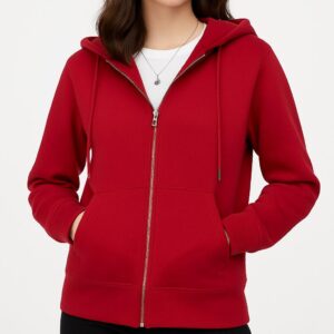 women_s-red-huddy-full-zip-hoodie-with-front-pocket-drawstring-hood-for-all-seasons-comfort-and-style-casual-everyday-sweatshirts-basic-fit-pullover-tops